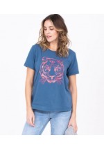 Brakeburn Tiger T-Shirt (Blue/Pink) SS22